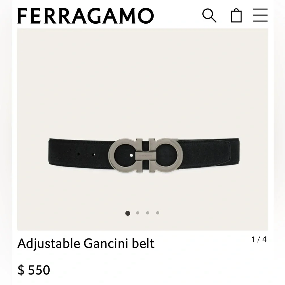 Salvatore Ferragamo Gancini Belt